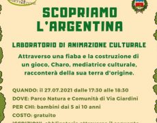 Scopriamo l’Argentina Laboratorio di animazione culturale