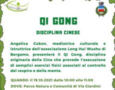 Controllo del respiro e della mente col Q.I. GONG – Presso il Parco Natura di Pedrengo: martedì 19 ottobre 2021