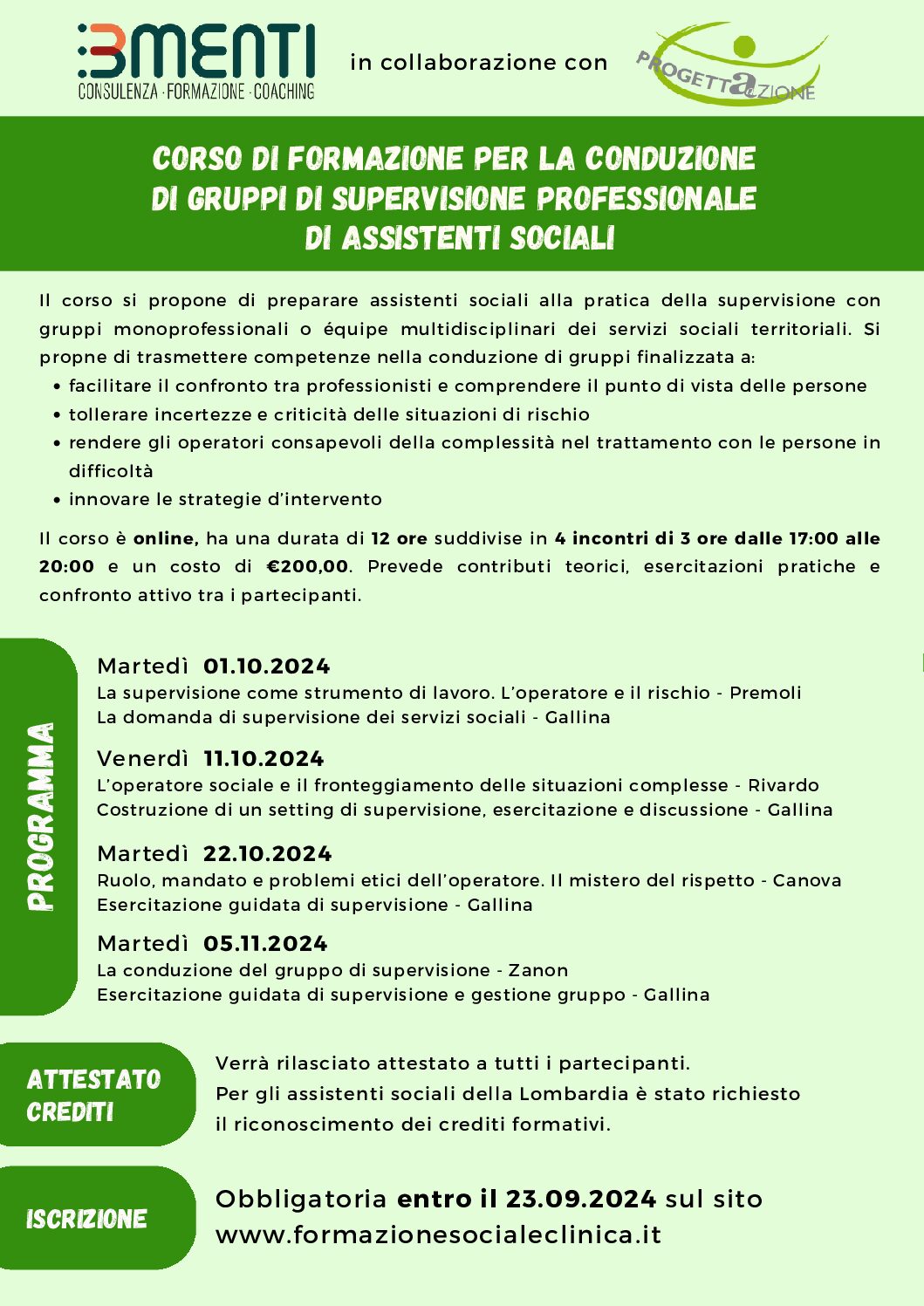 Corso per supervisori