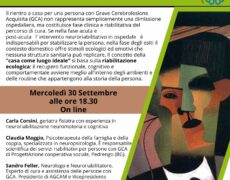 Interventi a domicilio per le gravi GCA:  la casa come luogo ideale di recupero