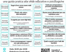 CRESCERE INSIEME: ciclo GRATUITO di webinar dedicato a genitori, caregiver e professionisti; una guida pratica alle sfide educative e psicologiche
