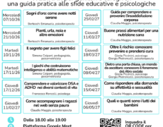 CRESCERE INSIEME: ciclo di webinar dedicato a genitori, caregiver e professionisti; una guida pratica alle sfide educative e psicologiche