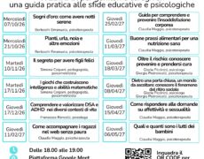 Crescere insieme: webinar per genitori e caregiver
